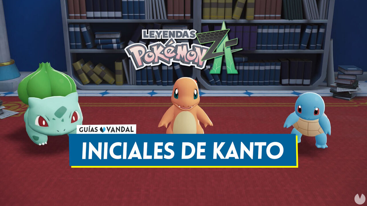 Leyendas Pokmon Z-A: Cmo conseguir a Bulbasaur, Charmander y Squirtle - Leyendas Pokmon Z-A