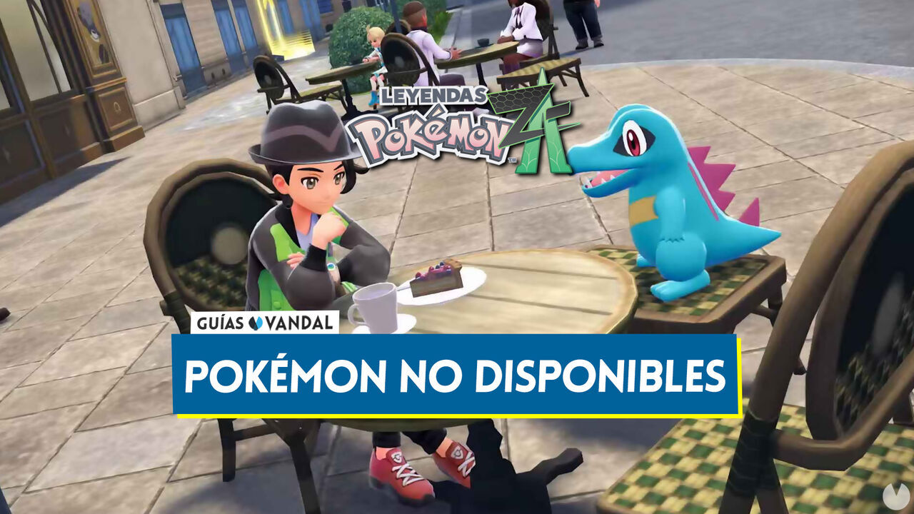 Todos los Pokmon que no estn disponibles en Leyendas Z-A y no se pueden transferir - Leyendas Pokmon Z-A