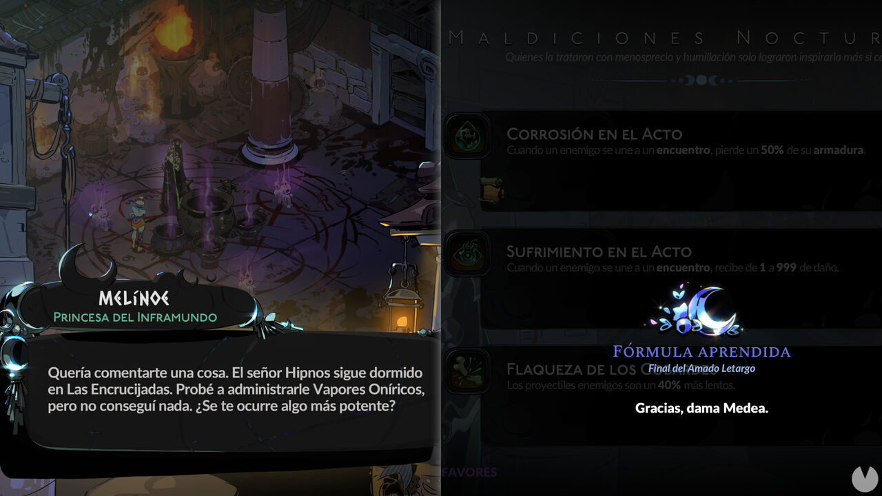 Hades 2 - Unlocking the End to Dearest Slumber Incantation with Medea