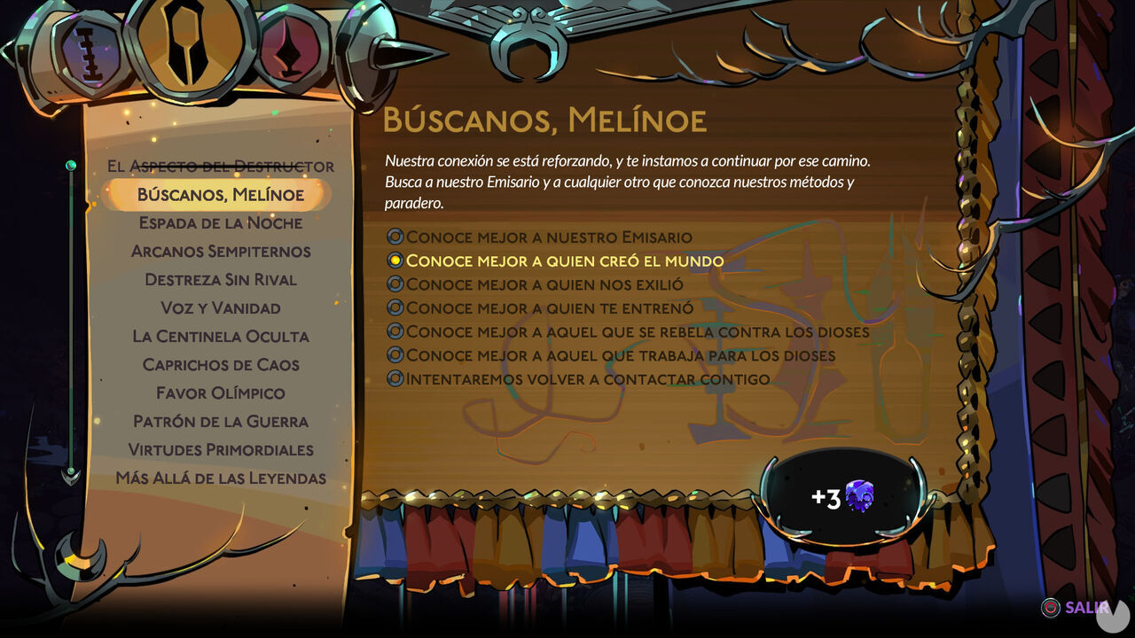 Hades 2 - How to complete the Melino�, Seek Us Prophecy