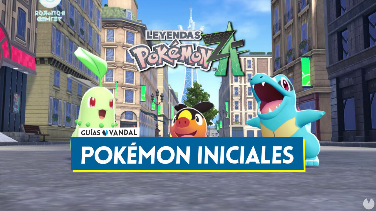 Pokmon iniciales en Leyendas Z-A: Cul es mejor elegir y evoluciones - Leyendas Pokmon Z-A