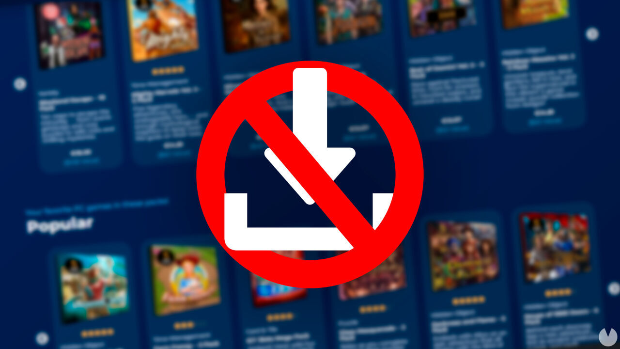 Una tienda de juegos con el mensaje 'tuyos para siempre' anuncia su cierre y los usuarios perderán las compras