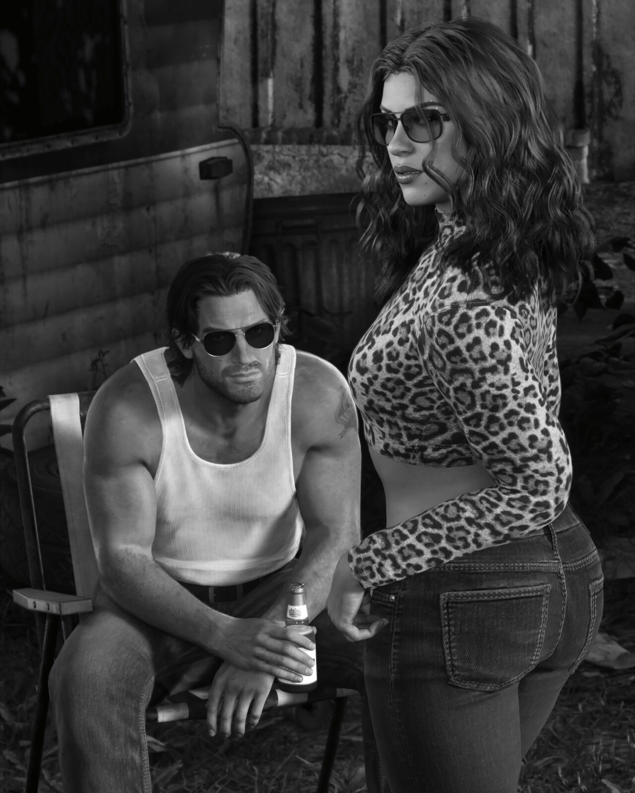 GTA 6 muestra nuevas imágenes de Jason y Lucia y Rockstar profundiza en la pareja protagonista