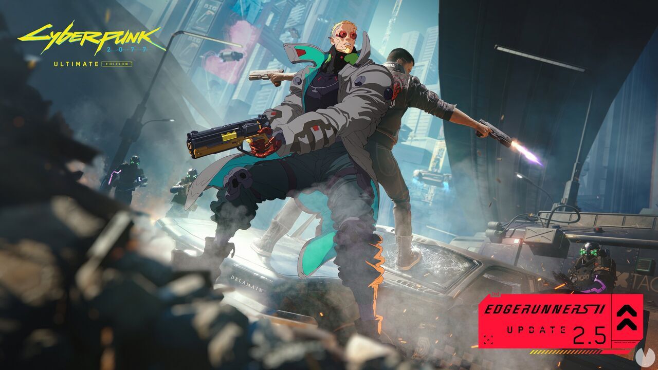 Cyberpunk 2077 detalla la actualización 2.5: mods en consolas, nuevas misiones, armas a dos manos y más