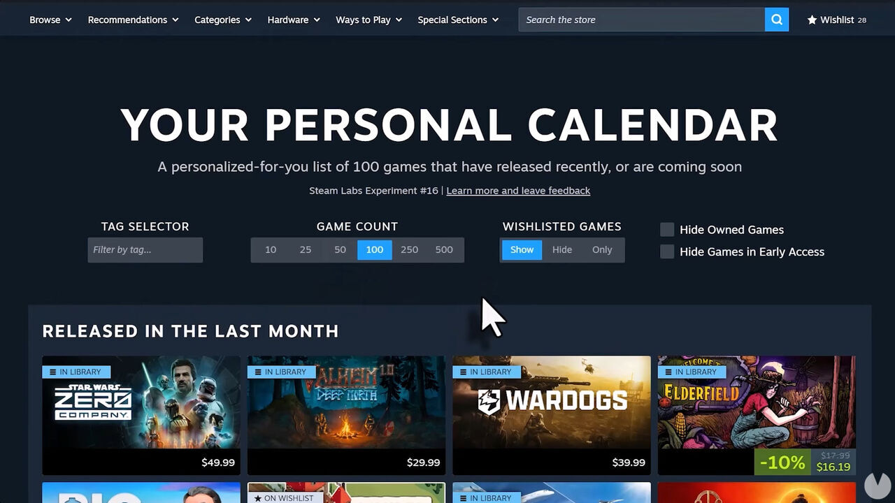 Steam inaugura para todos los jugadores una de sus funciones más esperadas tras un año en pruebas