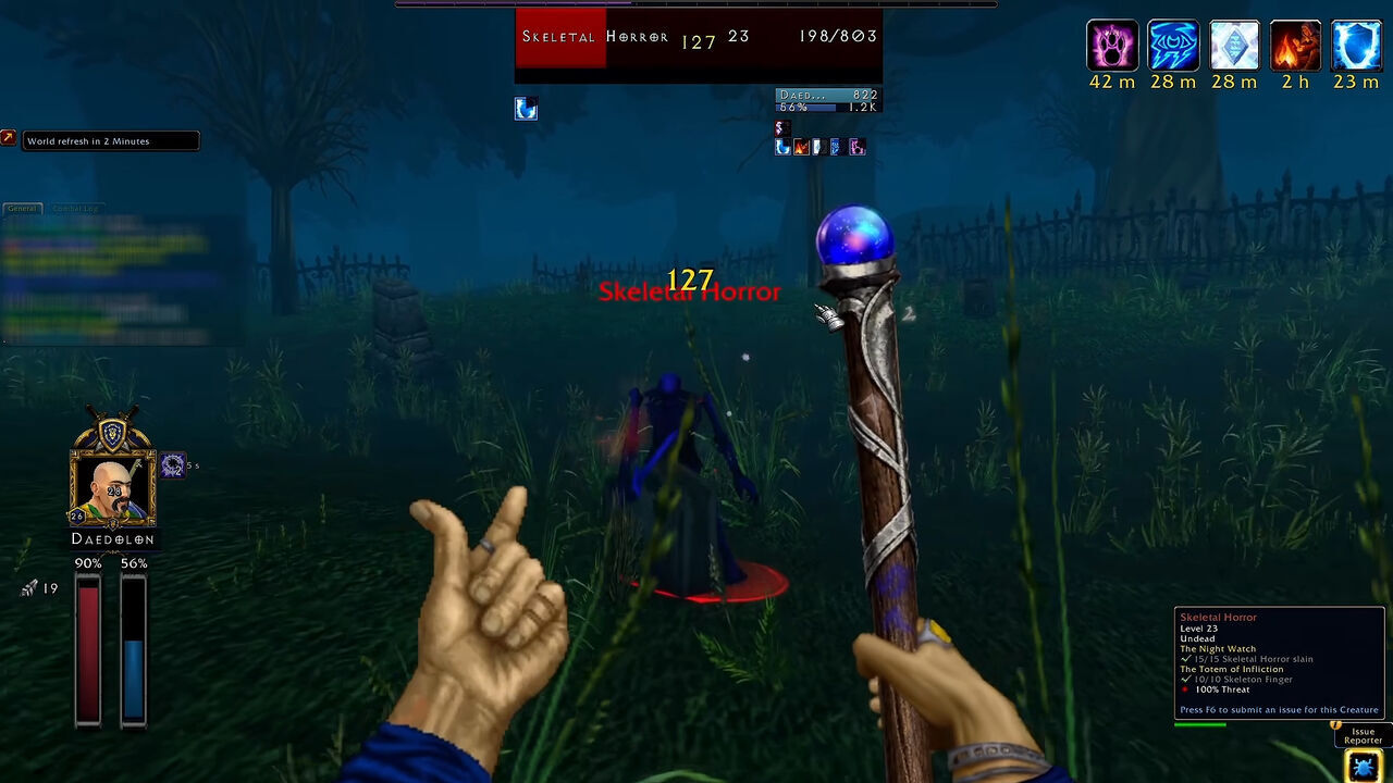 Un modder trabaja en un nostálgico mod para convertir World of Warcraft en un RPG retro en primera persona