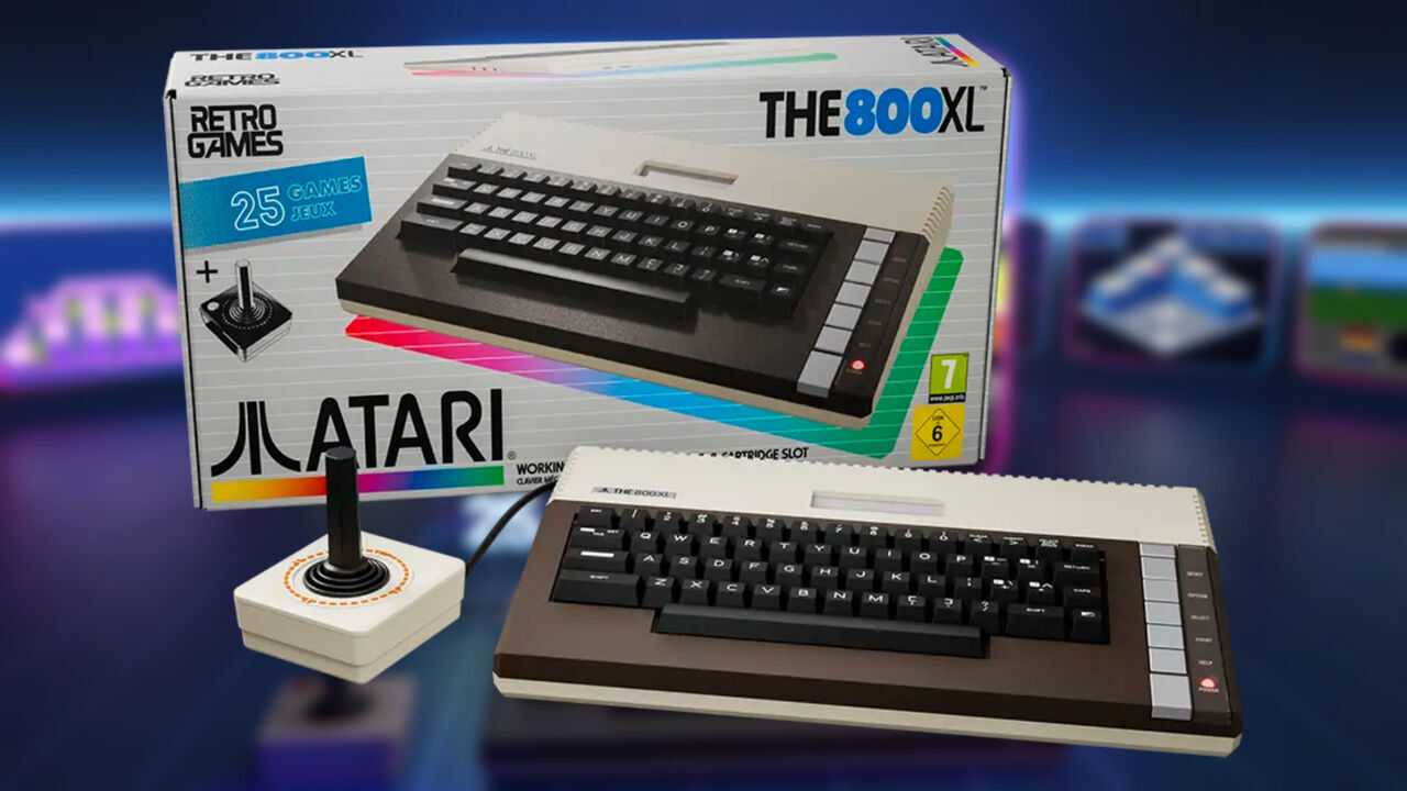 El mítico Atari 800XL vuelve 43 años después a tamaño real, con 25 juegos y compatible con cartuchos