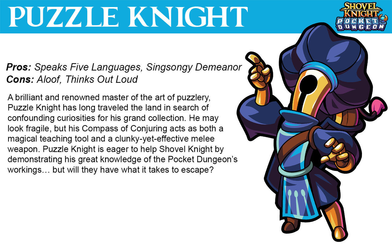 Shovel Knight Pocket Dungeon lanza sus puzles el 13 de diciembre en PS4, Switch y PC