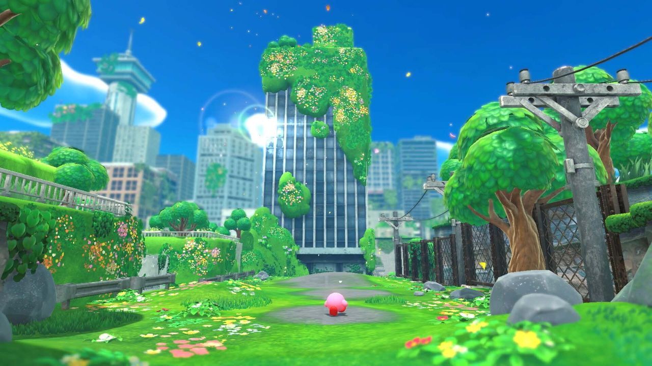 Imagen oficial de Kirby y la tierra olvidada