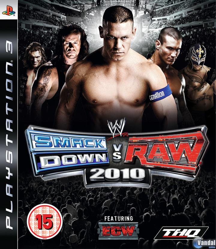 Mirilla caja de cartón Platillo WWE SmackDown vs RAW 2010 - Videojuego (PS3, PS2, Xbox 360, PSP, Wii y NDS)  - Vandal