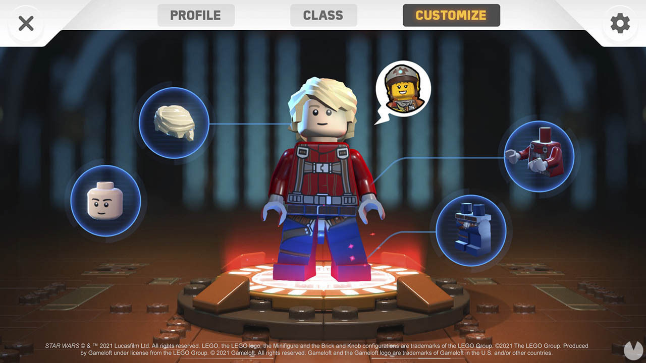 Captura de Lego Star Wars: Castaways.