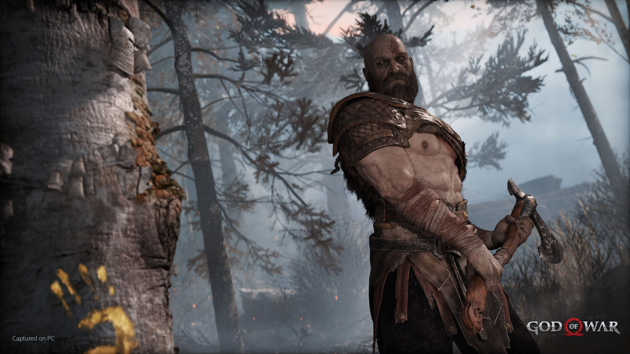 Captura de God of War en PC.