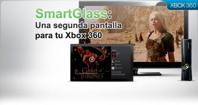 SmartGlass: Una segunda para Xbox 360