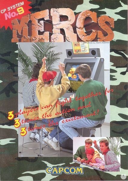 El flyer europeo y japon�s de 'Mercs' era tronchante. �En cu�ntos salones recreativos hab�a helechos?