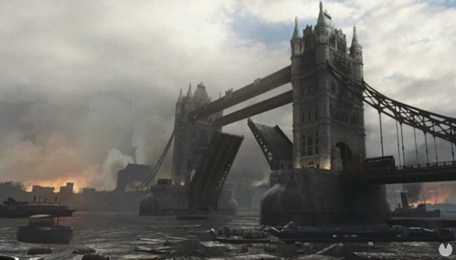 Mapa London Docks de Call of Duty: WWII