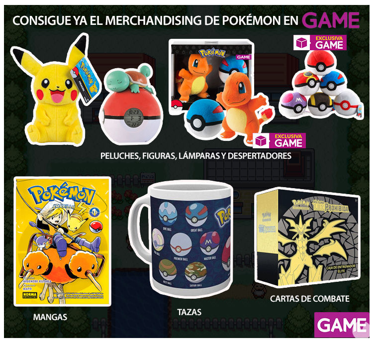 GAME detalla su merchandising de Pokémon para recibir Pokémon Let's GO!