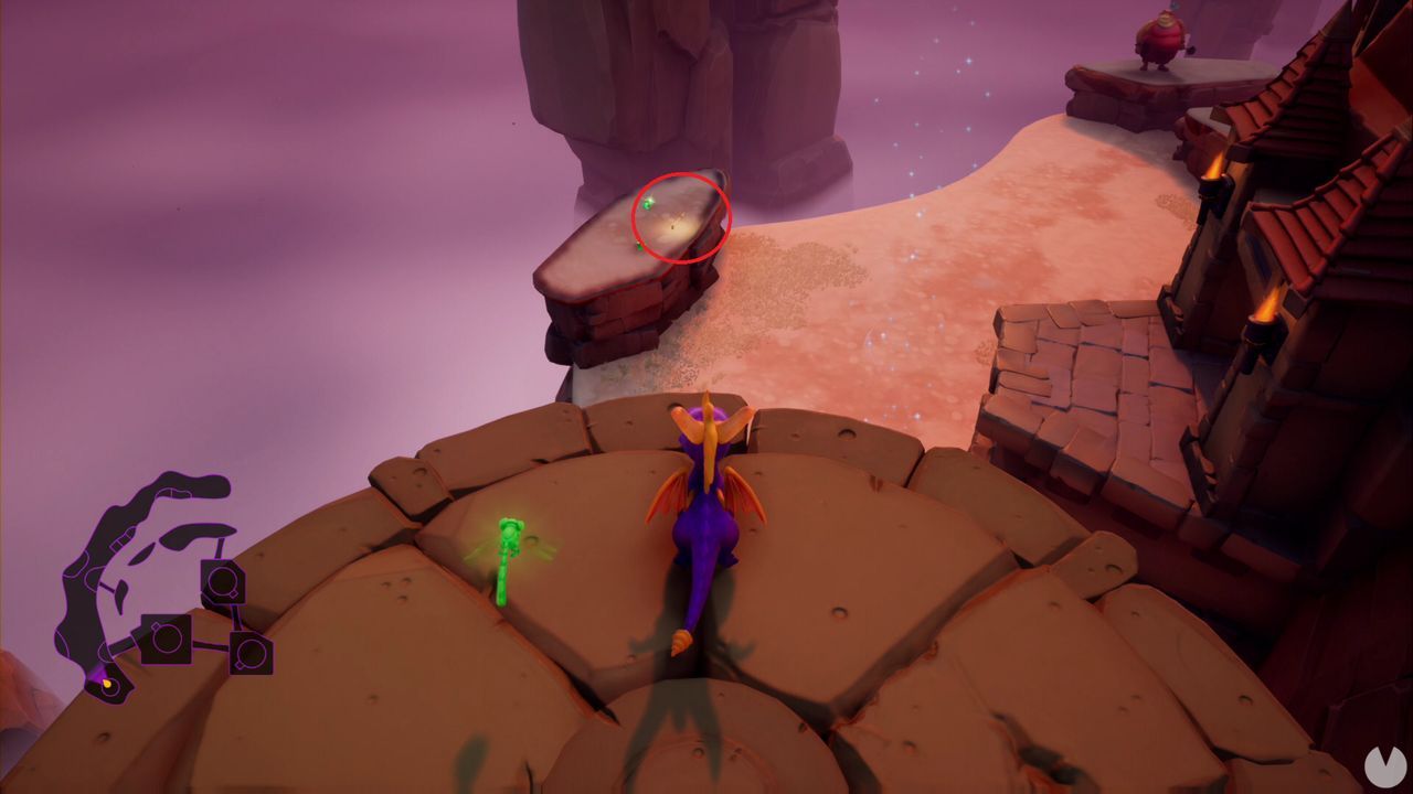 Doctor Shemp en Spyro 1 Estatuas de dragón y cómo derrotar al jefe