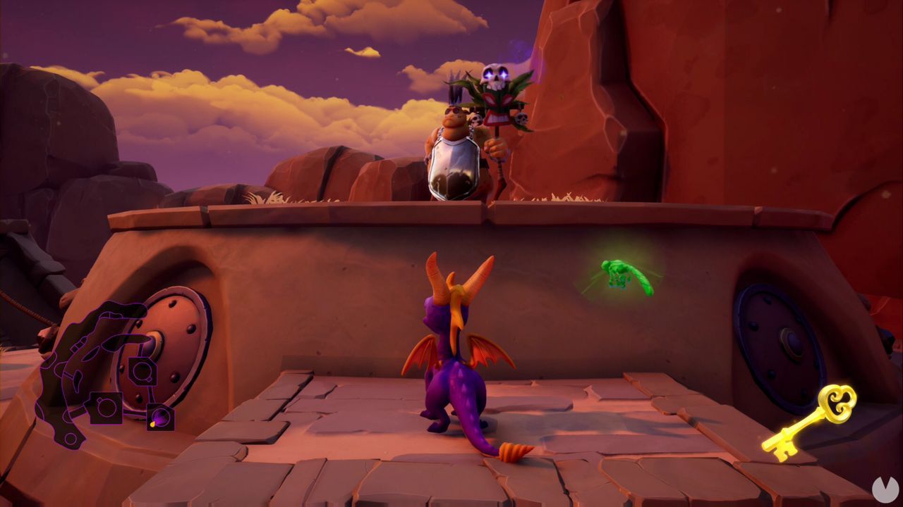 Doctor Shemp en Spyro 1 Estatuas de dragón y cómo derrotar al jefe