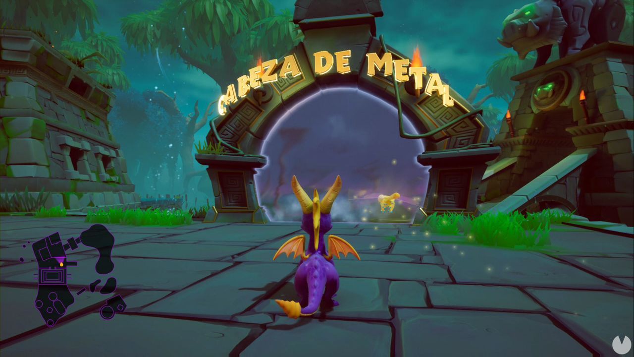 Cabeza de metal en Spyro 1 - Estatuas de dragn y cmo derrotar al jefe - Spyro Reignited Trilogy