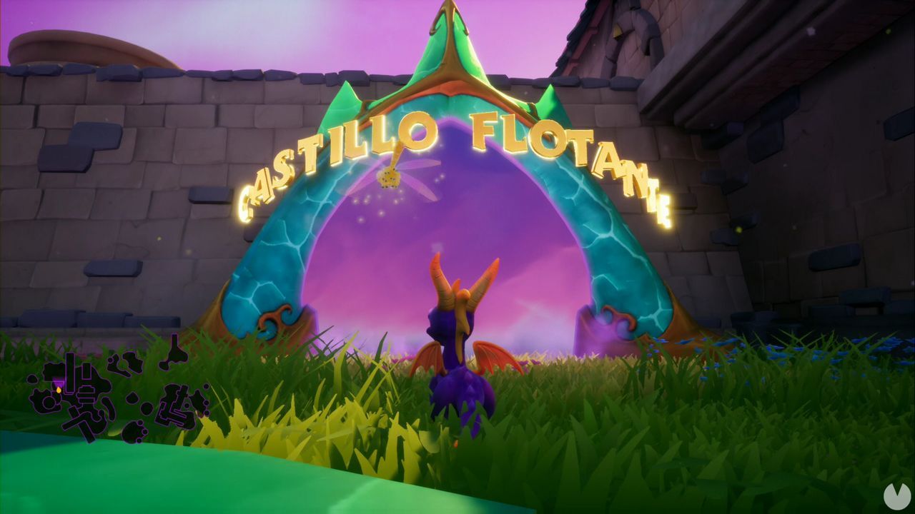 Castillo flotante en Spyro 1 - Estatuas de dragn y secretos - Spyro Reignited Trilogy