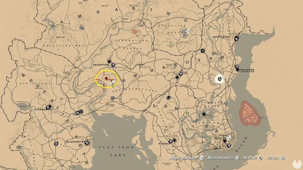 Red Dead Redemption 2: Guía del mapa del tesoro de Jack Hall - Millenium