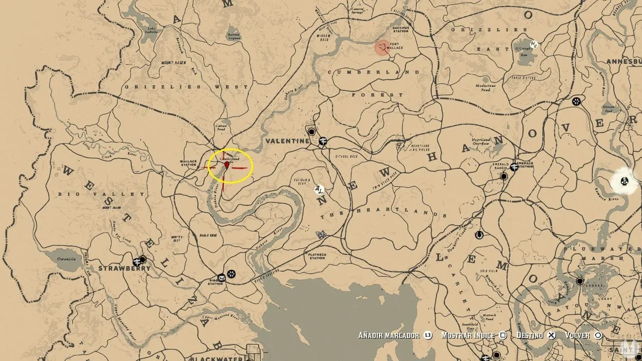 Localización mapas del tesoro en Red Dead Redemption 2