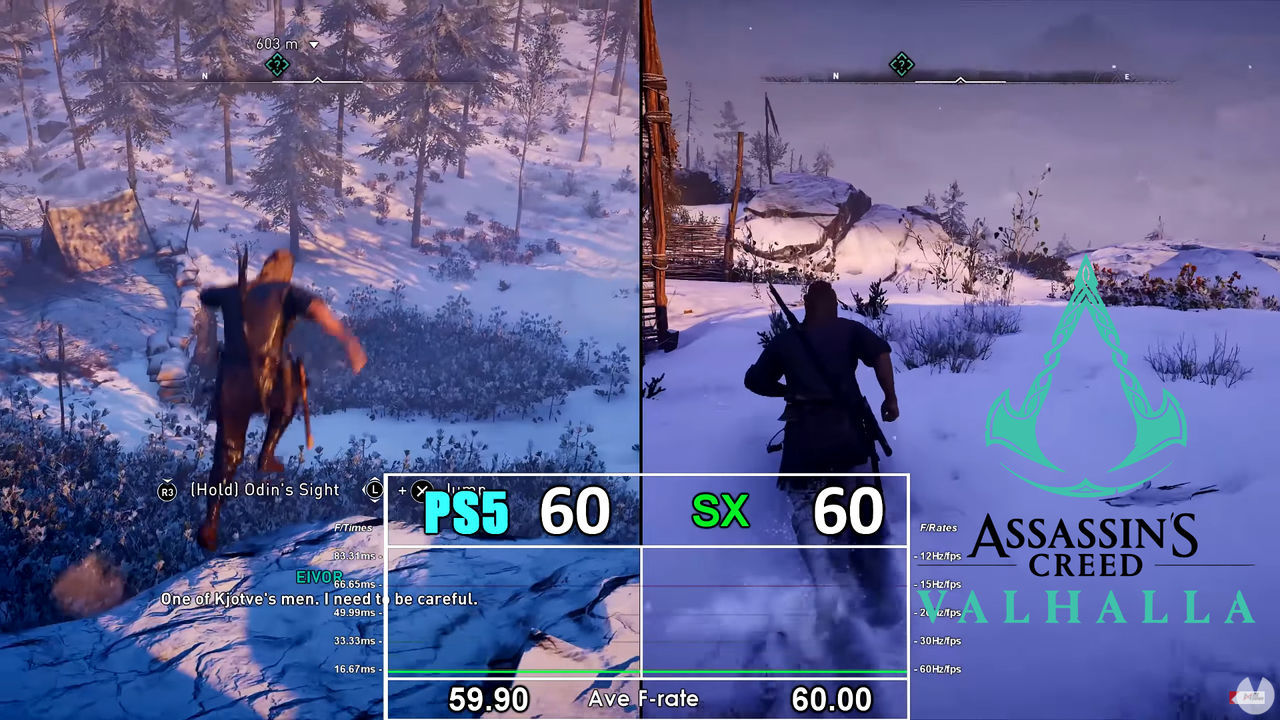 Comparação de AC Valhalla: veja diferenças entre PS5 e Xbox Series X/S