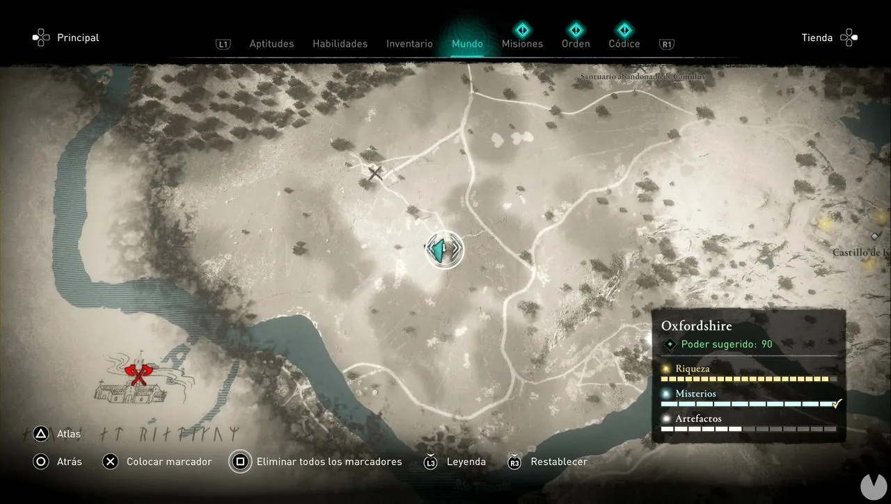Assassin's Creed® Valhalla: Mapa do Tesouro de Yorkshire 