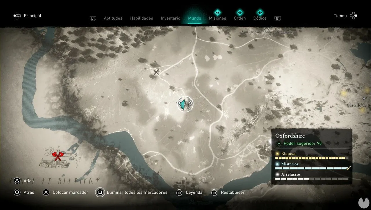 Assassins Creed Valhala - Mapa de Tesouros : u/decadencia23