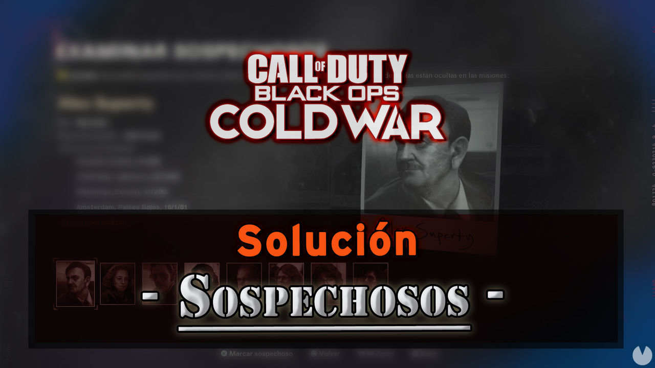 CoD Black Ops Cold War: Cmo descubrir a los 3 sospechosos y solucin - Call of Duty: Black Ops Cold War