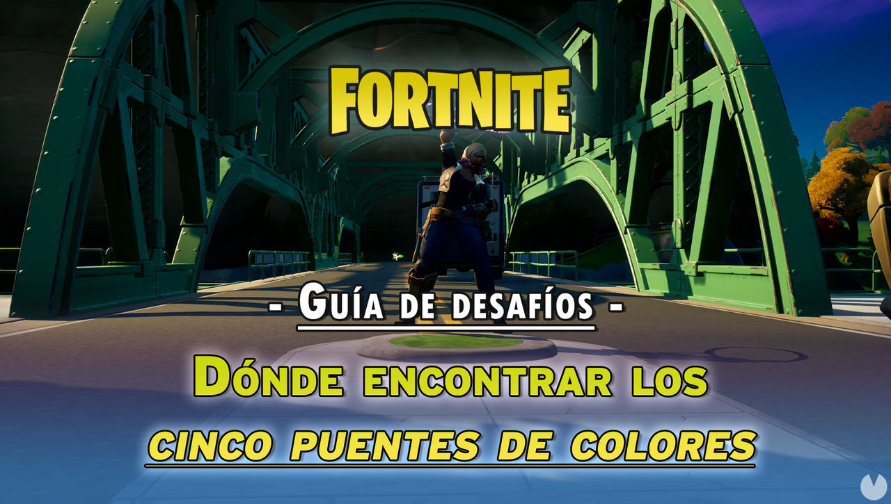 Fortnite: dnde estn los cinco puentes de colores? - Fortnite Battle Royale