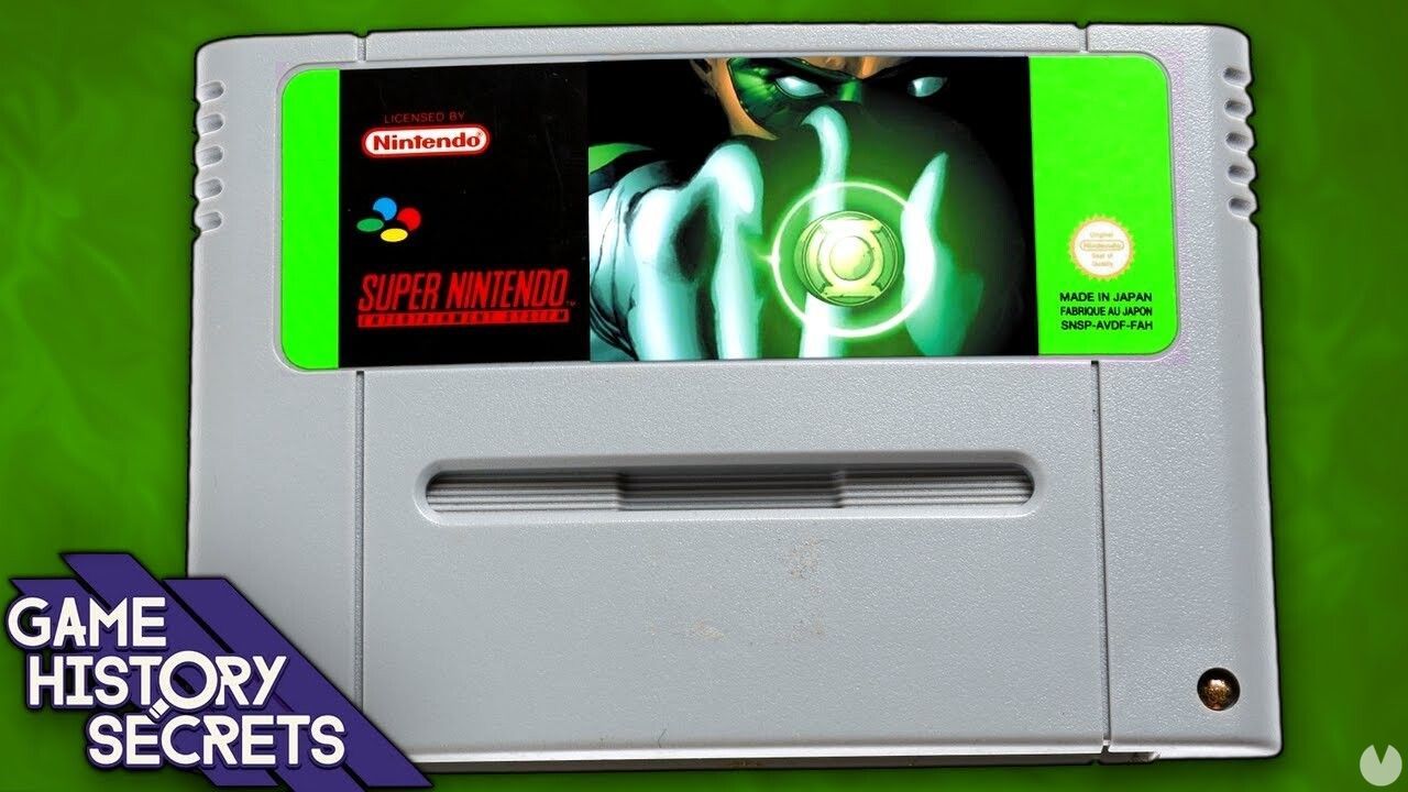 Encuentran un prototipo de un videojuego de Linterna Verde para Super Nintendo