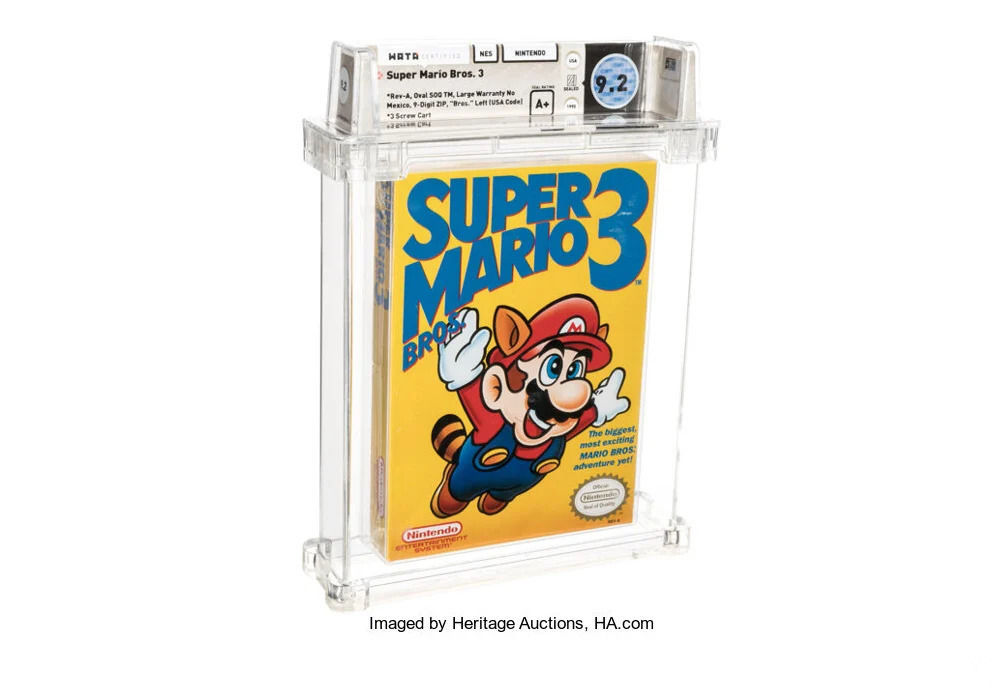 Venden una copia precintada de Super Mario Bros. 3 por 156.000 dólares
