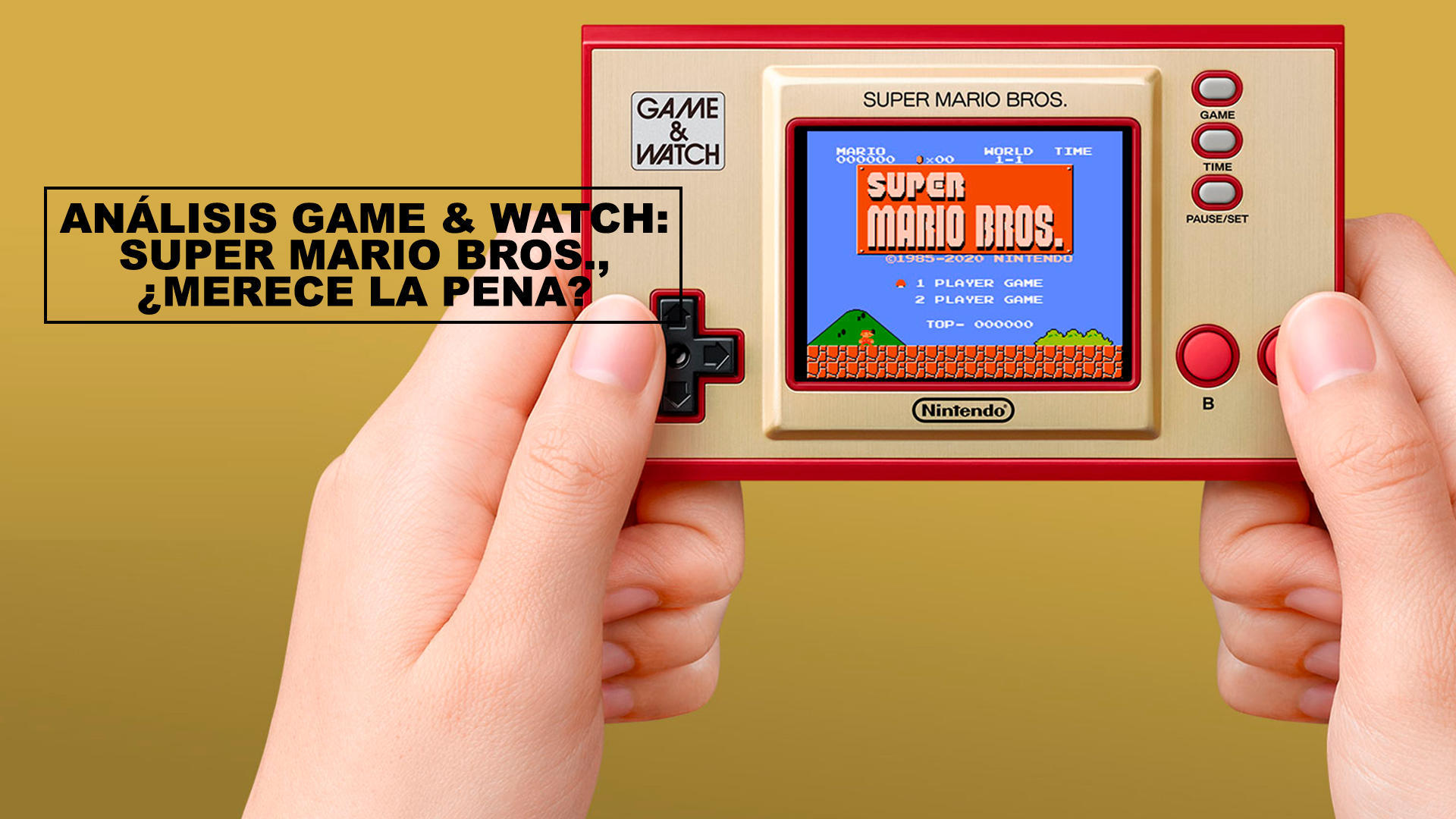 Anlisis Game & Watch: Super Mario Bros., merece la pena?