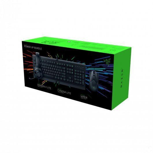 Parte delantera de la caja del Powe Up Bundle de Razer