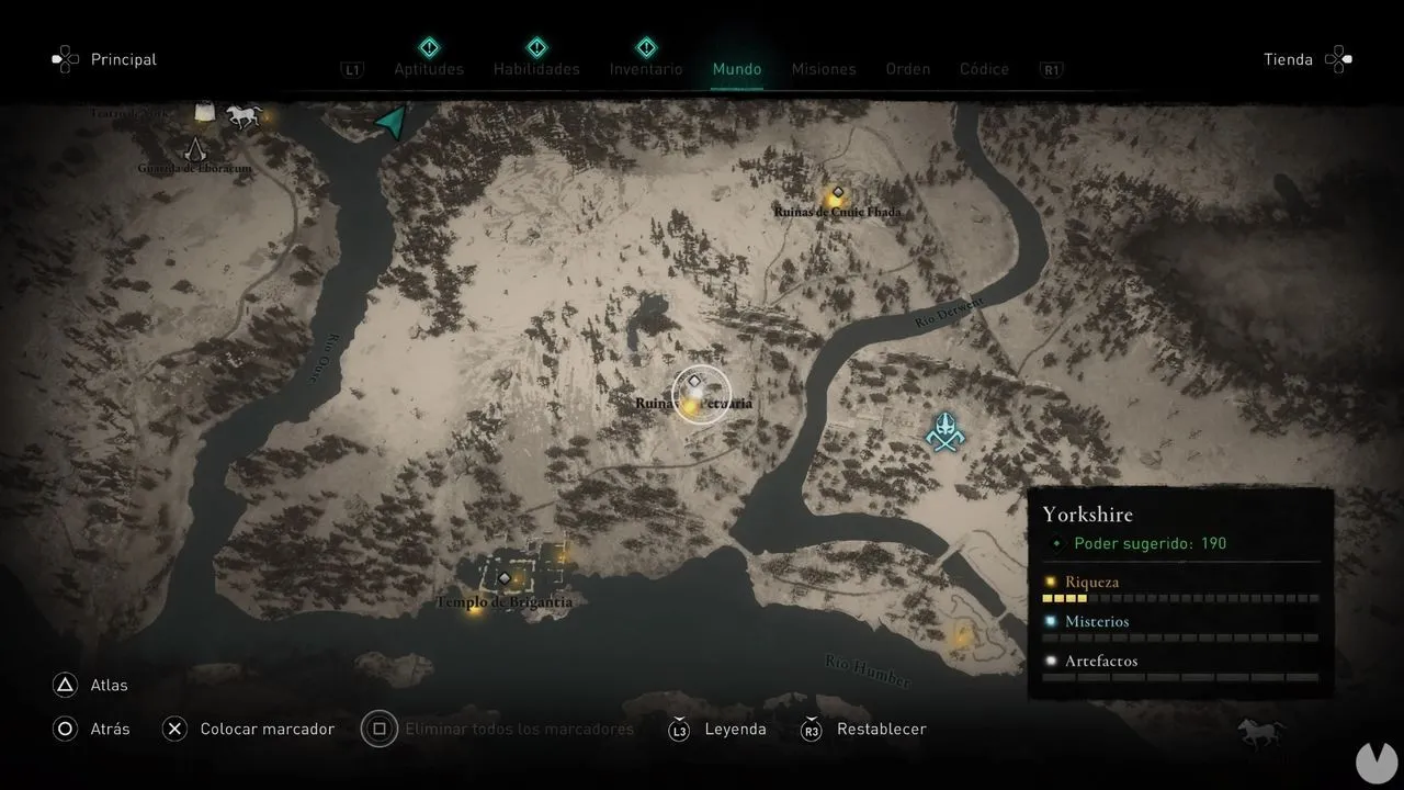 Assassins Creed Valhala - Mapa de Tesouros : u/decadencia23