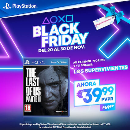 Juegos de oferta por el Black Friday en PlayStation