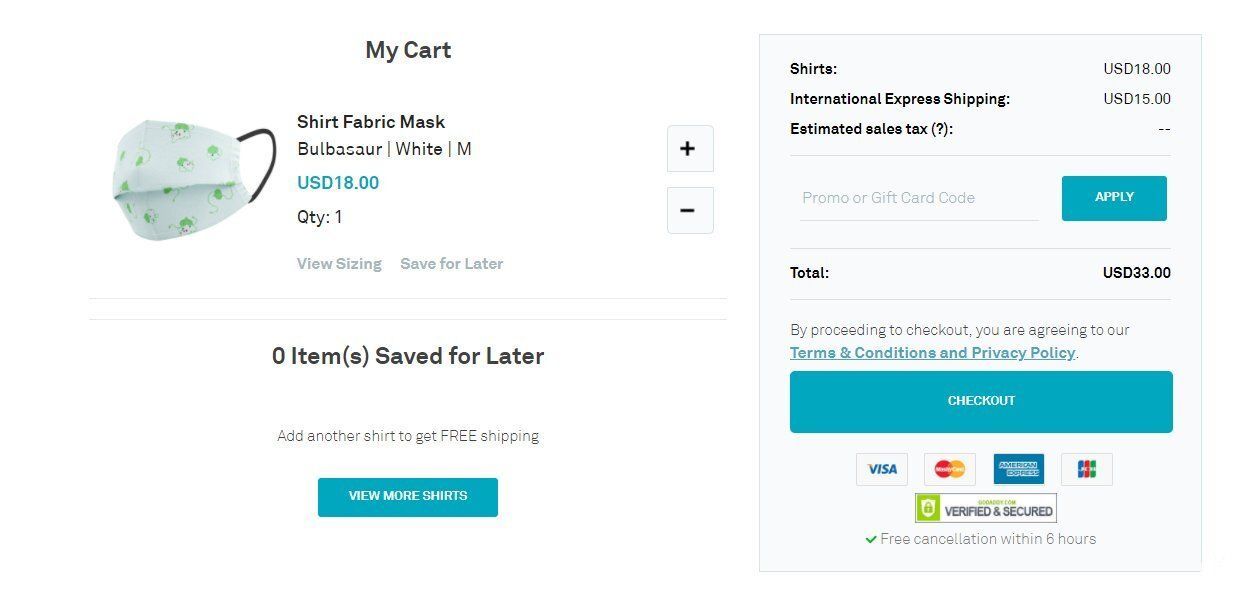 Pokémon Shirts mascarillas precio españa