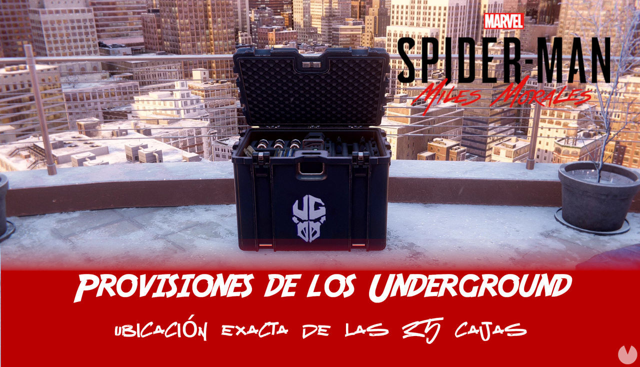 TODAS las provisiones de los Underground en Spider-Man: Miles Morales - Spider-Man: Miles Morales