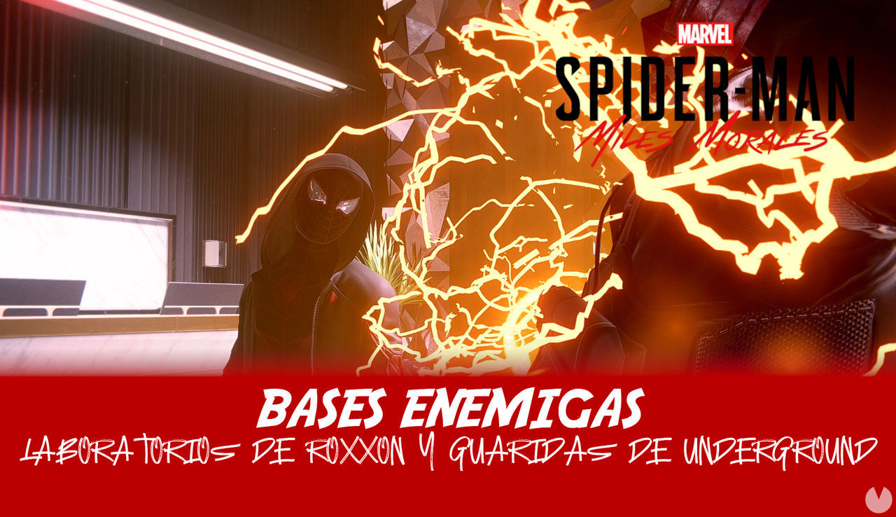 TODAS las bases enemigas en Spider-Man: Miles Morales - Spider-Man: Miles Morales