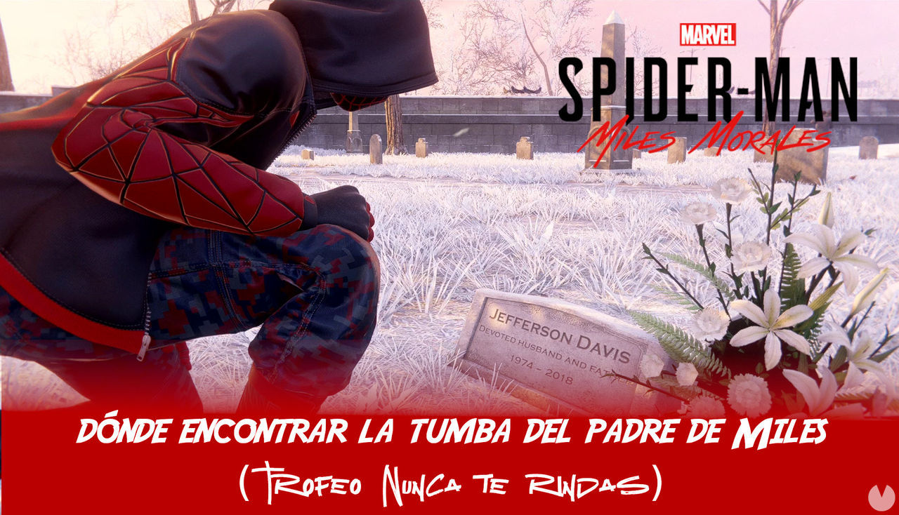 Dnde est la tumba del padre de Miles en Spider-Man: Miles Morales? - Spider-Man: Miles Morales