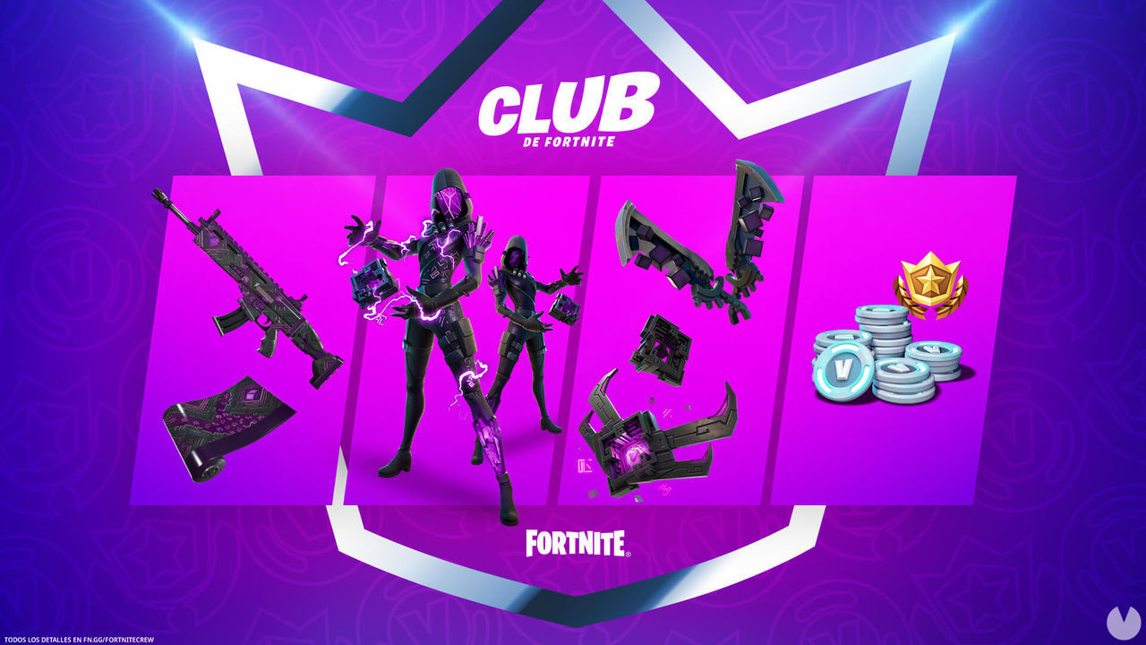 Asesina del cubo, la nueva skin del Club Fortnite en diciembre de 2021 - Contenidos