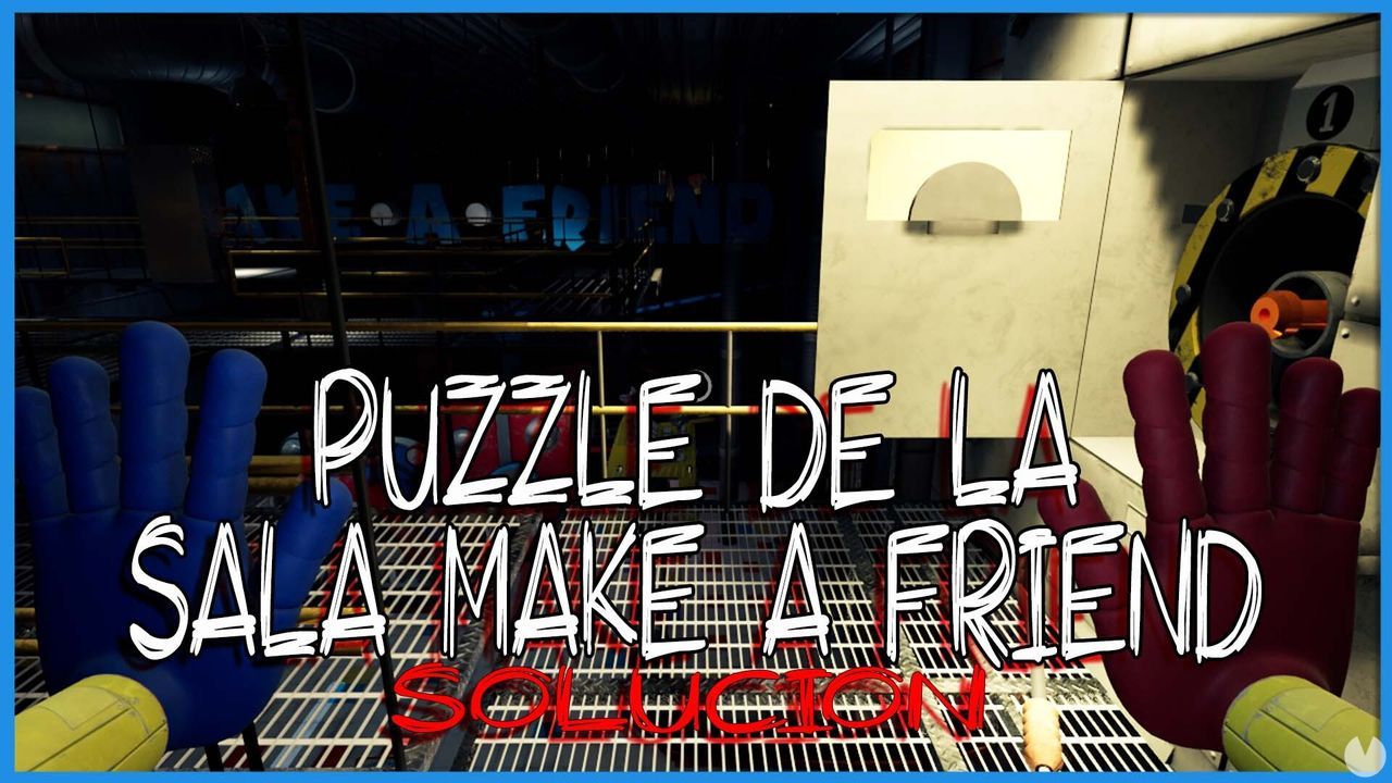 Poppy Playtime: puzzle de la sala Make a friend - Solucin - Poppy Playtime