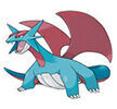 Salamence Pokémon exclusivo de Púrpura