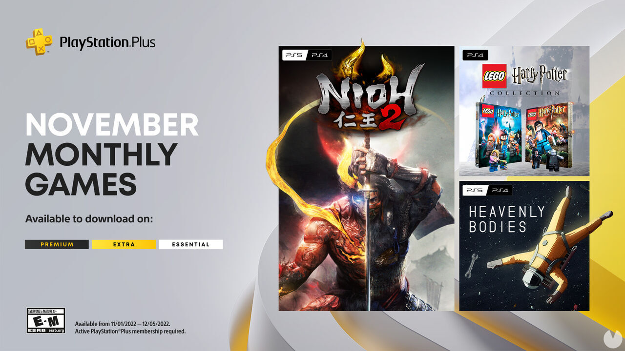 Plus Essential noviembre 2022 ya disponibles gratis juegos PS4 y PS5