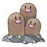 Dugtrio en Pokdex Paldea