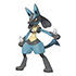 Lucario en Pokdex Paldea