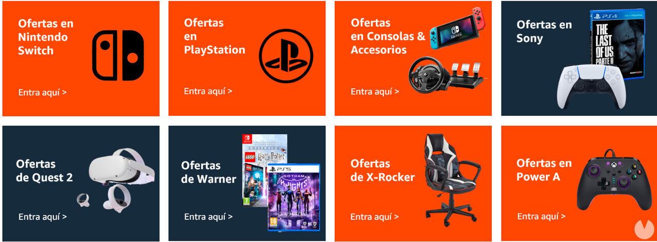 Black Friday: Amazon presenta sus ofertas en videojuegos y accesorios. Noticias en tiempo real