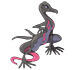 Salazzle en Pokdex Paldea