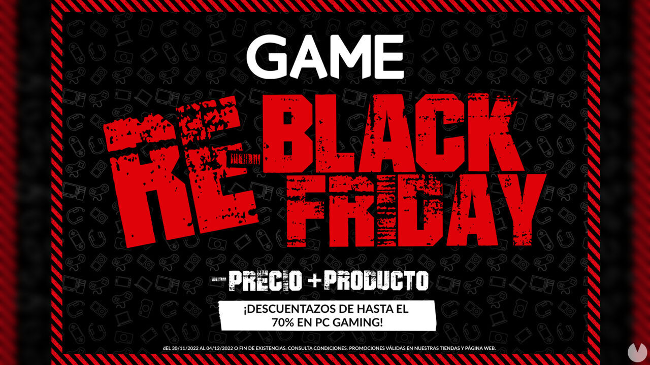 GAME arranca las ofertas del RE Black Friday con grandes descuentos en PC Gaming